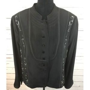 Coldwater Creek  !00% Silk Jacket NWT $249 Size 18